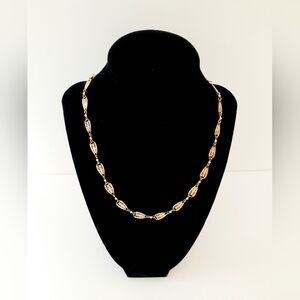 18 Inch Gold Tone Fashion Necklace
